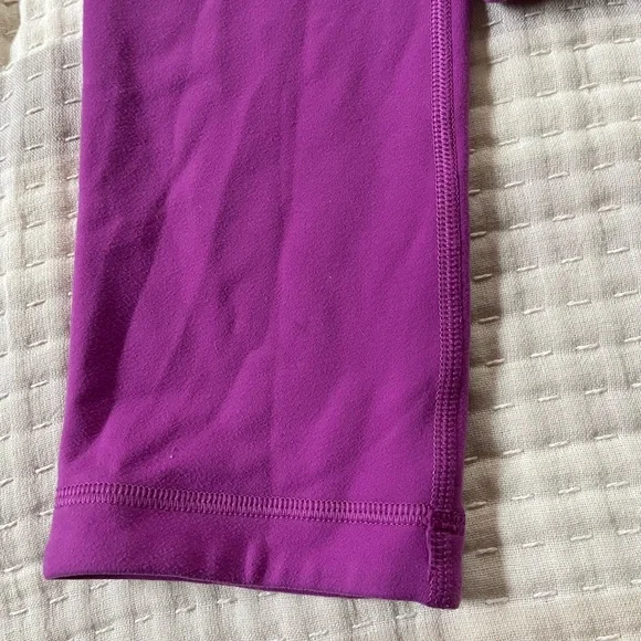 Lululemon athletica Vibrant Purple and Black Reversible Leggings - Picture 2 of 10
